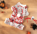 Halloween Pet Dog Dress Four-Legged Clothing Horror Bloody Spider Small Dog Costume Factory Direct Sales Drop Shipping