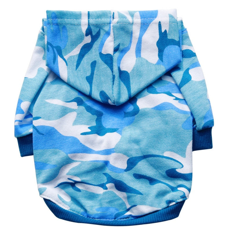Dog Clothes Small Pet Camouflage Hoodie Winter Warm Sweatshirt T-shirt Cotton Adidog Blend Clothes Dog Clothes Hoodie Ropa Perro