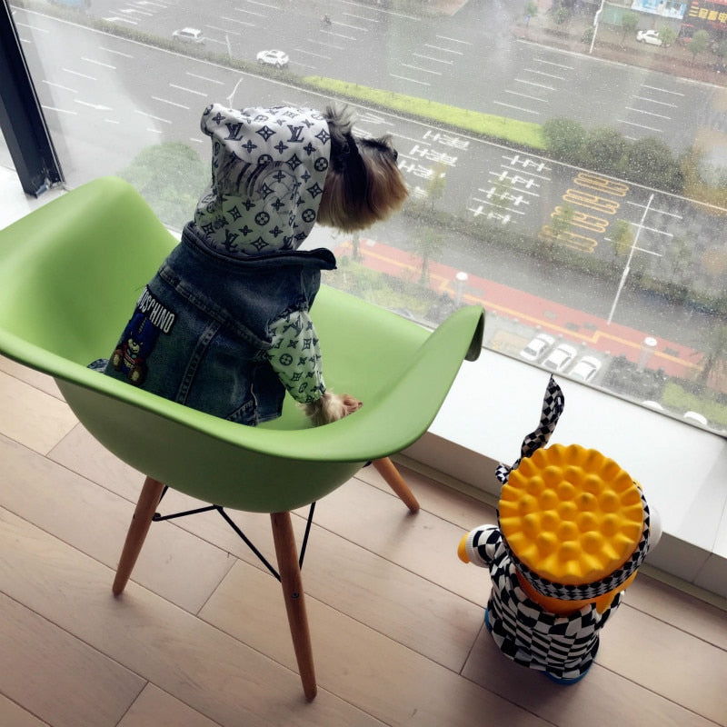 Pet Trend Clothes Cat Dog Clothes Teddy Schnauzer Puppy Thin Section Handsome Cowboy Vest Dogs Clothes Summer Supplies