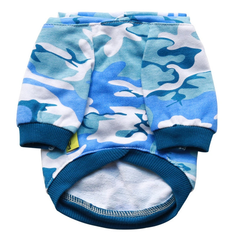 Dog Clothes Small Pet Camouflage Hoodie Winter Warm Sweatshirt T-shirt Cotton Adidog Blend Clothes Dog Clothes Hoodie Ropa Perro