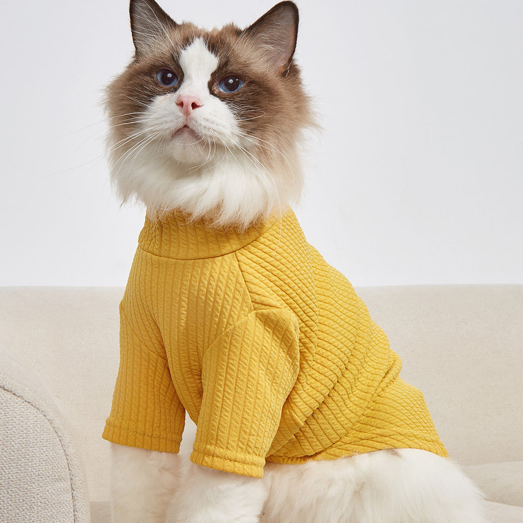 Thin Pet T-Shirt Solid Color Dog Vest Puppy Under Shirt Summer Clothes Pet Clothing