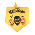 Dog saliva towel Halloween funny pumpkin head large dog neck pet saliva towel