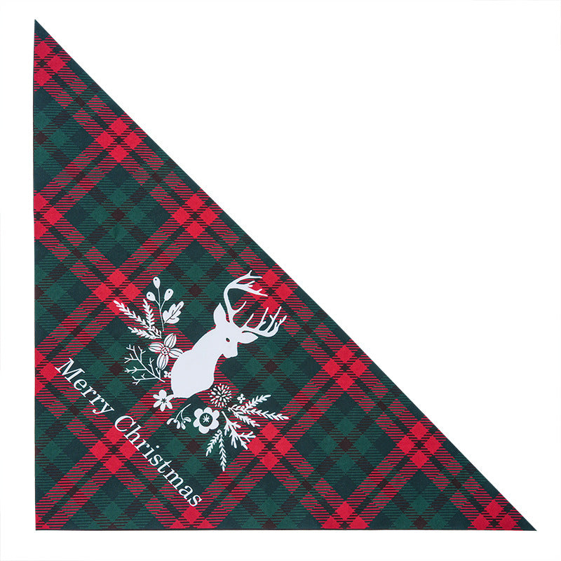 Pet Bandana for Dogs and Cats - Thanksgiving, Christmas, Halloween Pet Triangle Scarf Bib