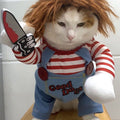 Halloween knife deadly doll small and medium-sized dog funny transformation