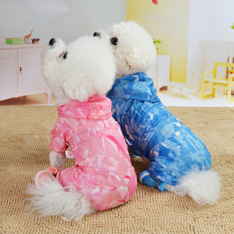 Pet Tide Brand Dog Clothes Summer Thin Sunscreen Clothes Four-Legged Clothes Light And Breathable Than The Bear Teddy Bomei Small Dog